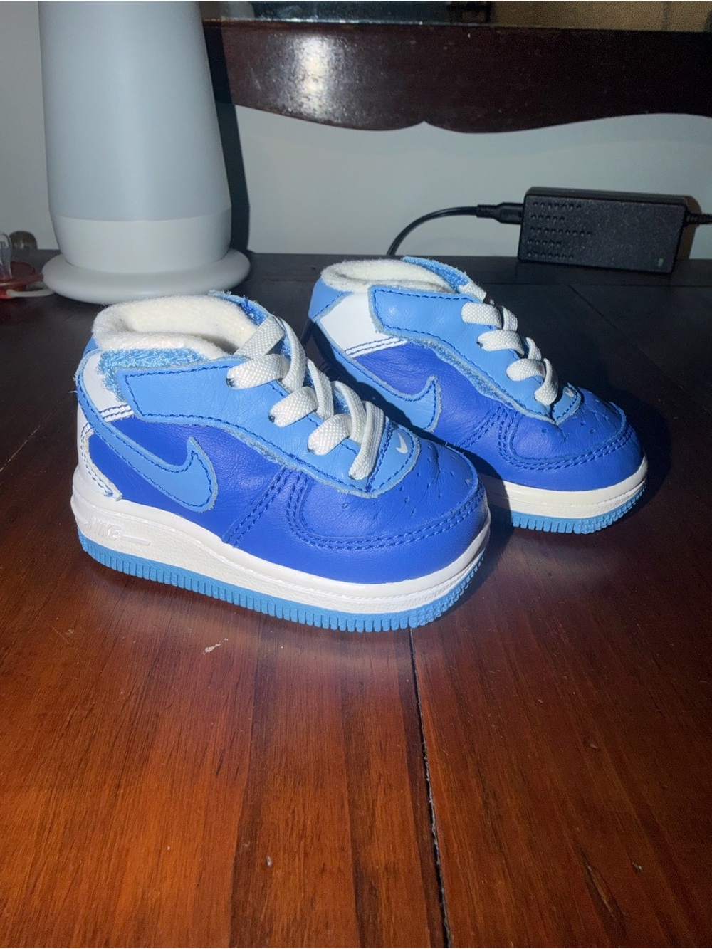 Nike Baby Sneakers in Light Blue and Royal Blue